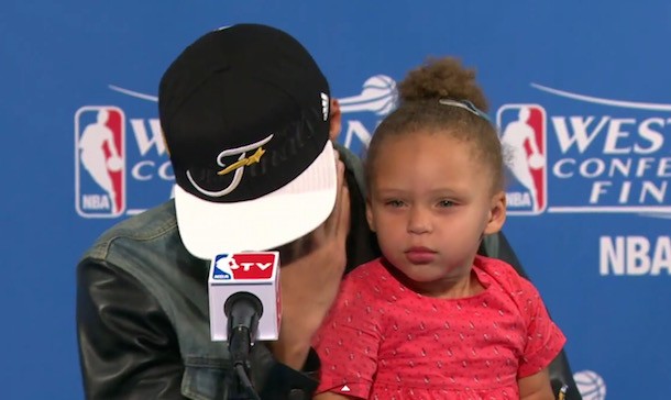 Riley Curry is growing up but still warming our hearts