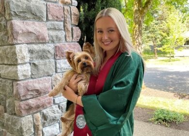 Claire Askew graduation picture