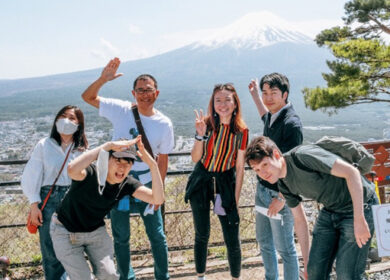 The Hoffman Agency staff at Mount Fuji