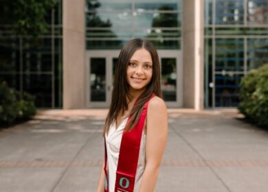 Sophia Gilbert graduation photo