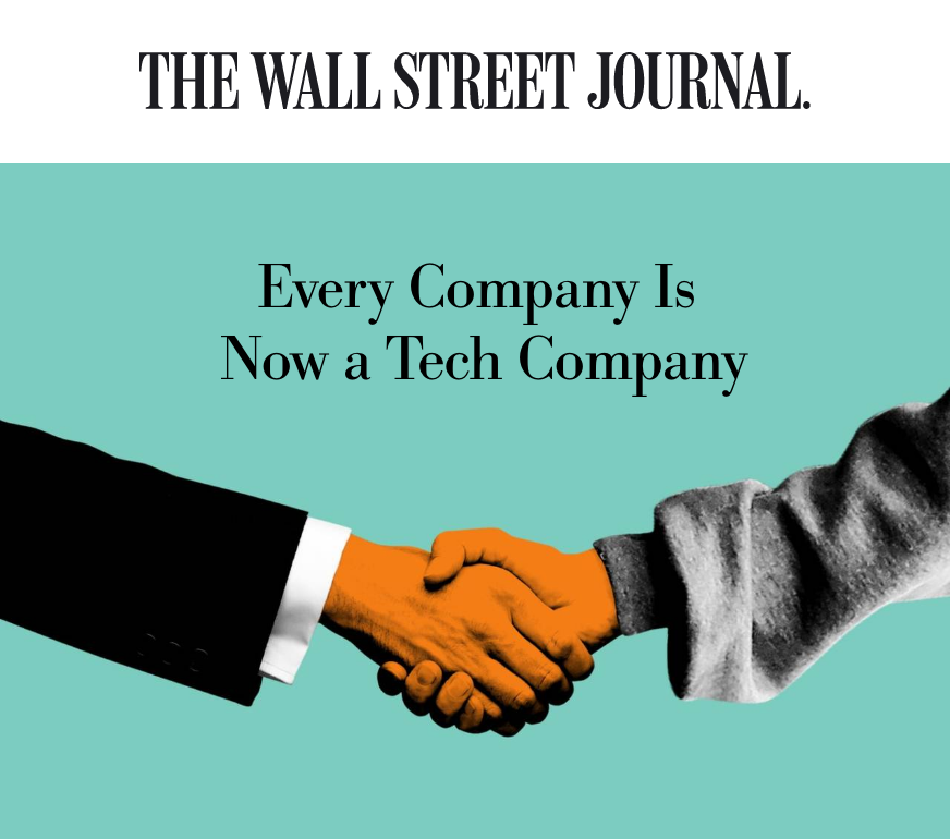Cover of the Wall Street Journal - Photo of handshake