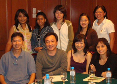 Hoffman and Emerald Comms in Malacca for an offsite meeting in 2007